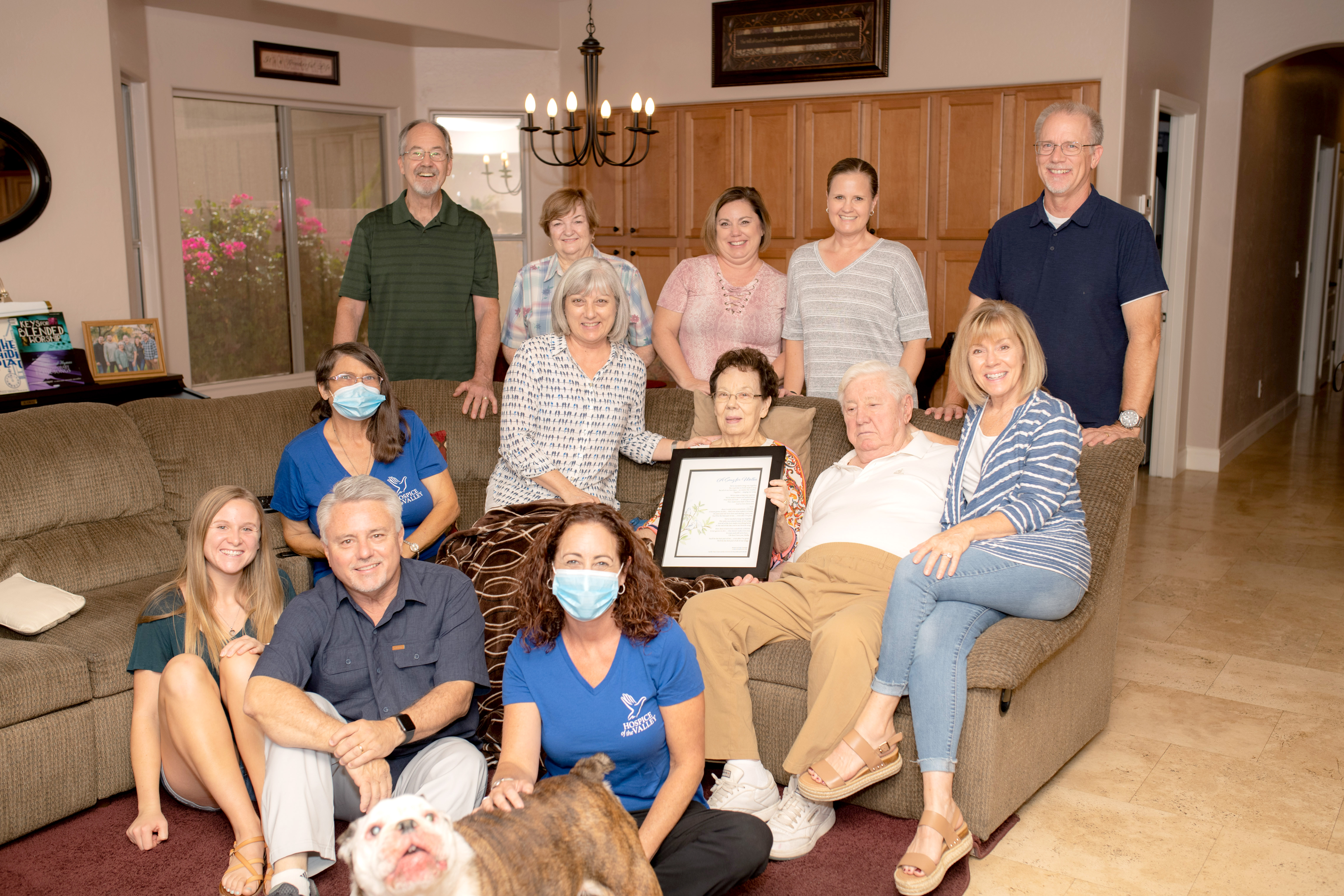 Melba and Bob Deal with HOV team and their family